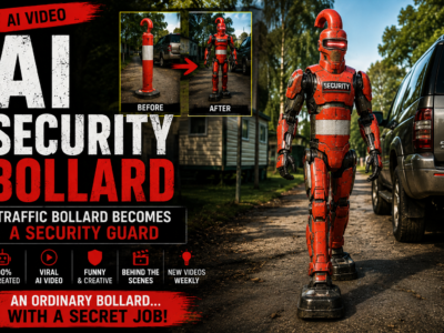 AI Security Bollard | When a Traffic Bollard Becomes a Security Guard