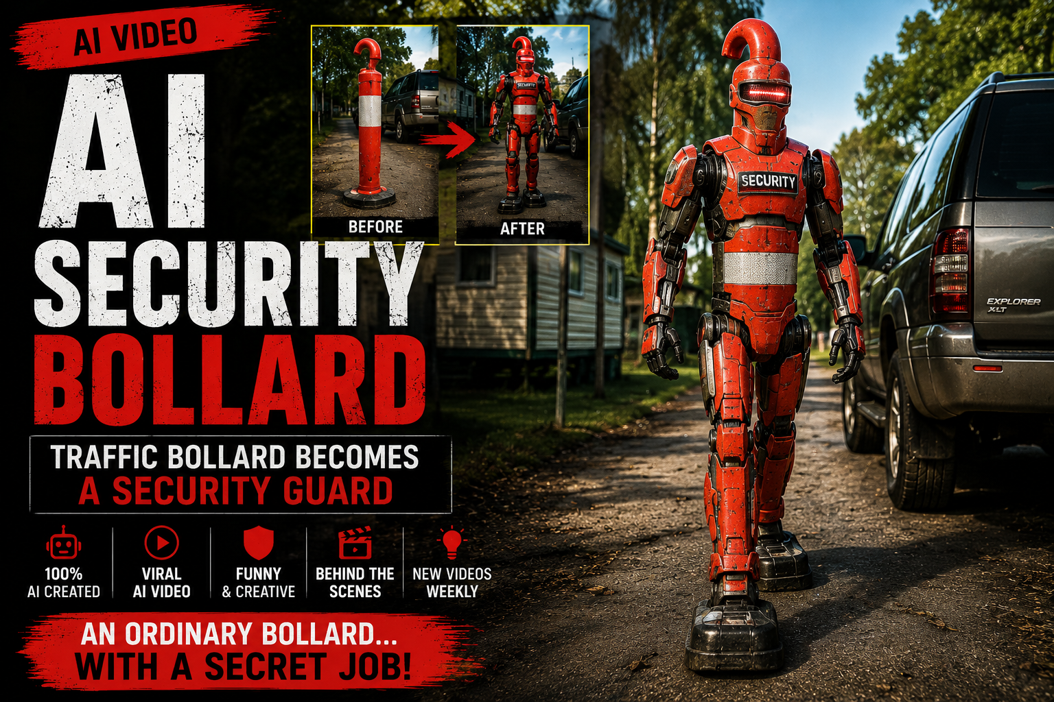 AI Security Bollard | When a Traffic Bollard Becomes a Security Guard