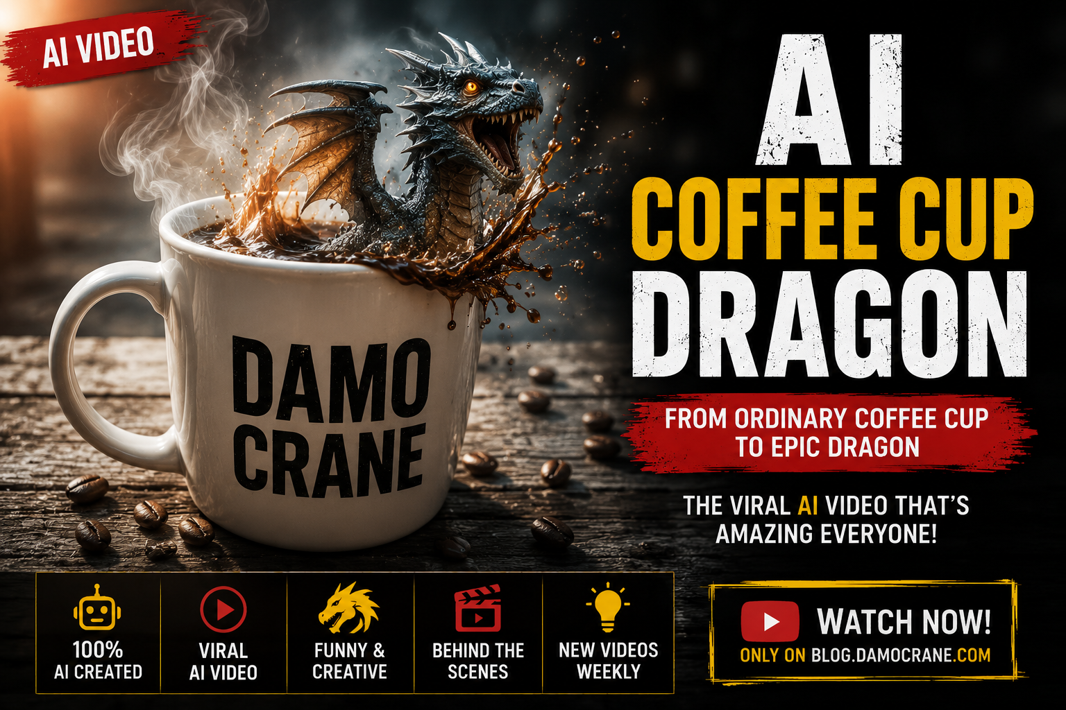 AI Coffee Cup Dragon – What Was Hiding Inside My Morning Coffee?