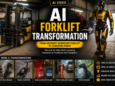 AI Forklift Transformation – From Ordinary Workshop Forklift to Robot
